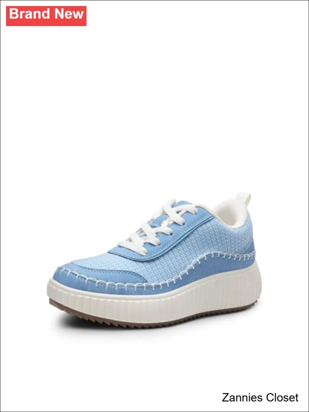 ✨ DREAM PAIRS Women Chunky Platform Fashion Sneaker Lace-Up Cushioned